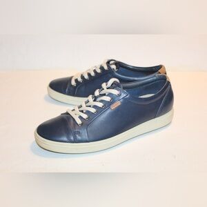 ECCO Soft 7 Women’s Leather Shoes Size 10 Blue